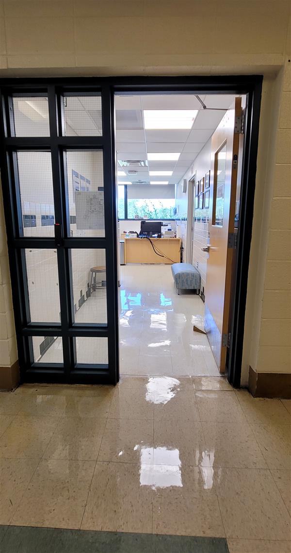 Entrance to health center